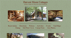 Desktop Screenshot of harvestmooncottages.com